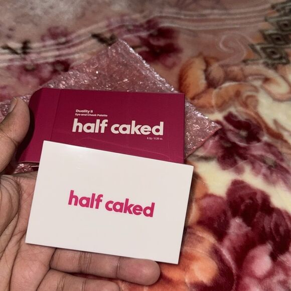 HALF CAKED Eye and Cheek Palette in Duality II(rosy neutral) BNIB - Picture 7 of 8